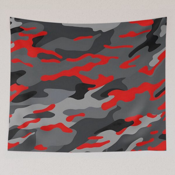 Item preview, Copy of Red and Black Camouflage pattern designed and sold by TheCamoShop.