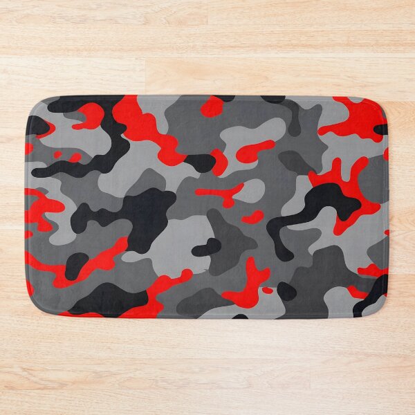 Item preview, Red and Black Camouflage pattern designed and sold by TheCamoShop.