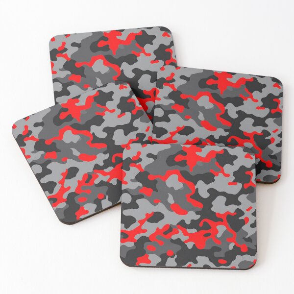 Item preview, Red and Black Camouflage designed and sold by TheCamoShop.