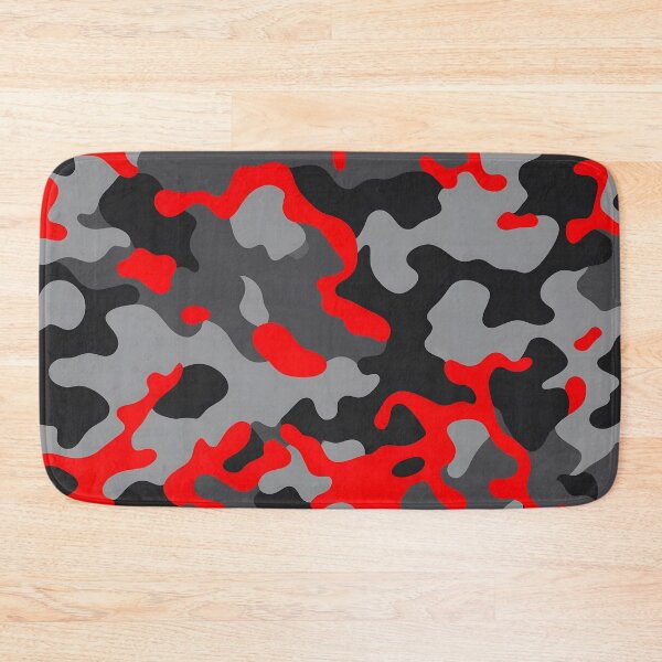 Item preview, Red and Black Camouflage designed and sold by TheCamoShop.