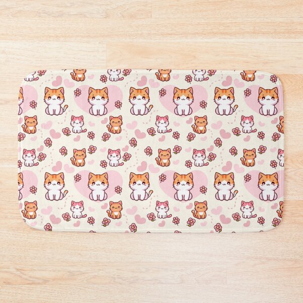 Item preview, A family of cute fancy cats and sweet flowers designed and sold by atika-atk.