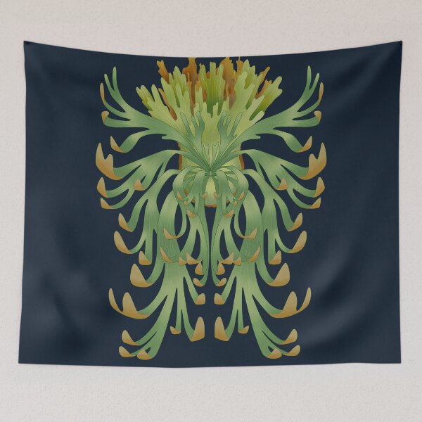 Item preview, staghorn fern - platycerium wilinckii designed and sold by farhanfatich.