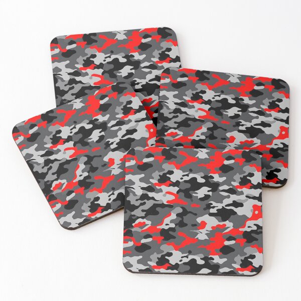 Item preview,  Red and Black Camouflage designed and sold by TheCamoShop.