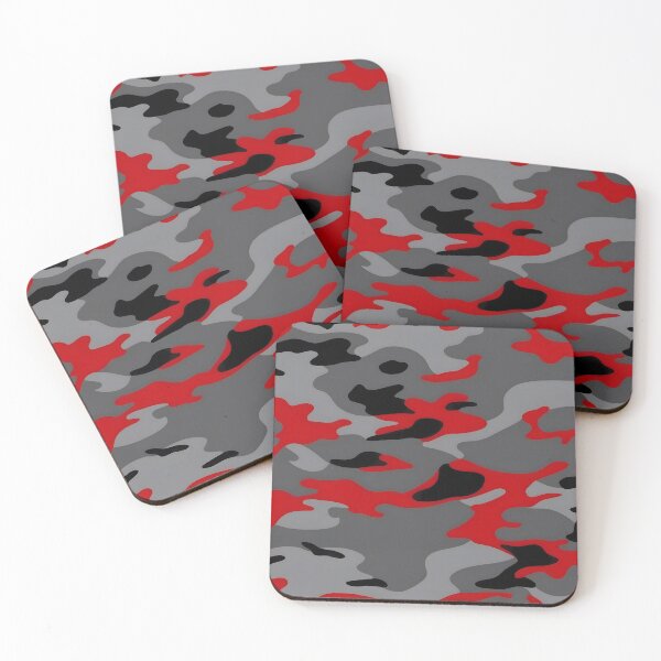 Item preview, Red and Black Camouflage designed and sold by TheCamoShop.