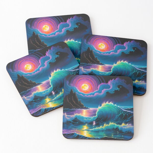 Item preview, Crimson Moon on Ethereal Tide designed and sold by Ethereal-Canvas.