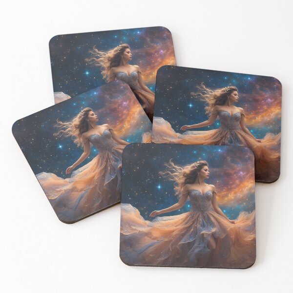 Item preview, Stargazers Dream: A Girl Amidst the Cosmos designed and sold by Kalaxar.