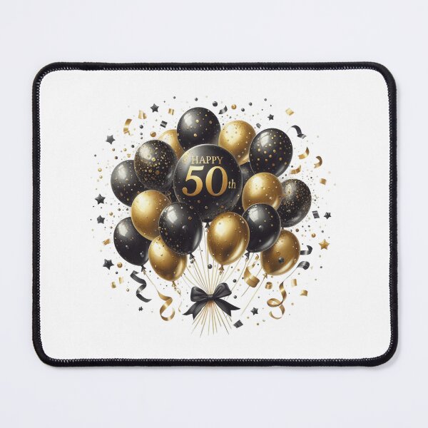 Item preview, Happy 50th Birthday Balloons designed and sold by purplesensation.