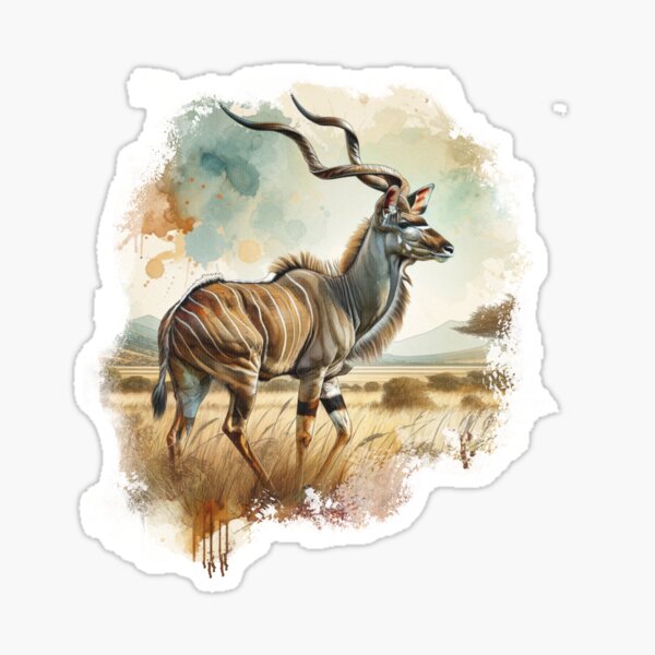 Item preview, A Lesser Kudu in the Wild designed and sold by swishdesignsxx.