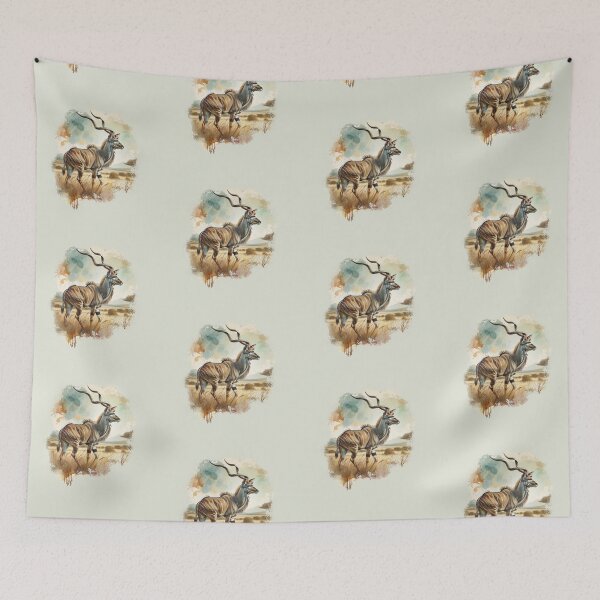 Item preview, A Lesser Kudu in the Wild designed and sold by swishdesignsxx.