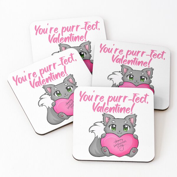 Item preview, Valentines Day Kitten ( Your Purr-fect Valentine) Pink designed and sold by southerndoll67.