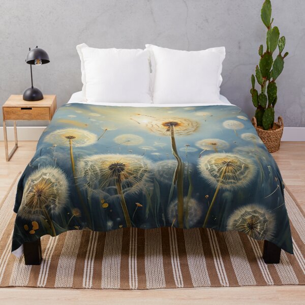 Item preview, Whimsical dandelions at dusk designed and sold by Inktown.