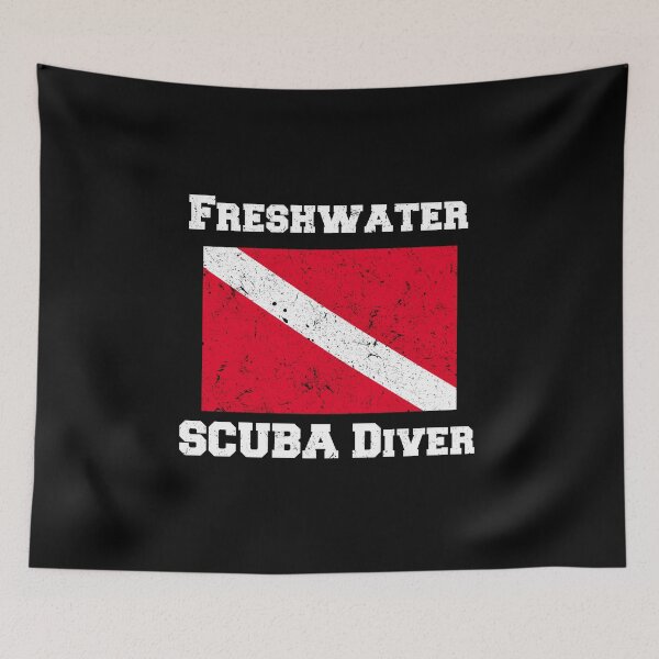 Item preview, Freshwater SCUBA Diver - Vintage designed and sold by Yogimeister.