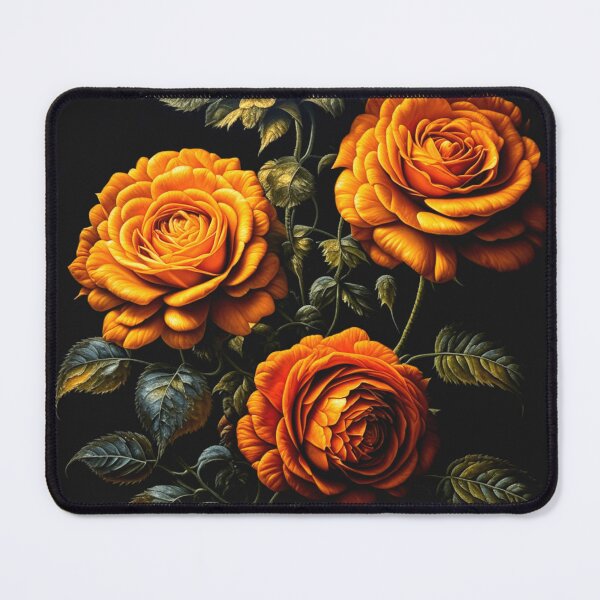 Item preview, Dark Gothic Orange Bursting Roses designed and sold by HippieFarms11.