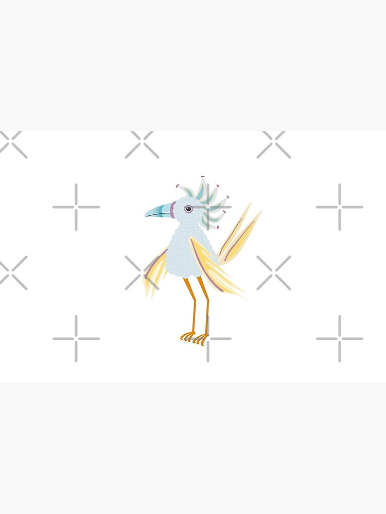Thumbnail 4 of 4, Zipper Pouch, Exotic Quirky Bird designed and sold by CarlaBaremb.