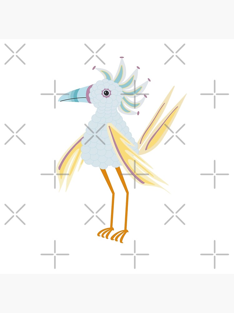 Thumbnail 2 of 2, Tote Bag, Exotic Quirky Bird designed and sold by CarlaBaremb.