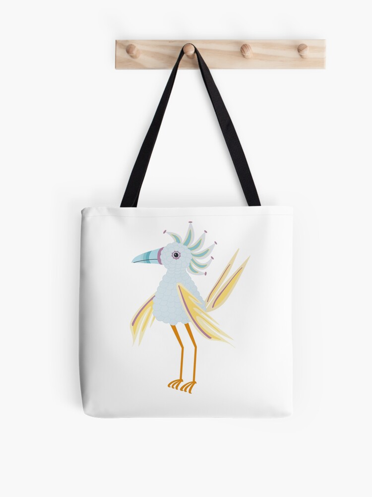 Thumbnail 1 of 2, Tote Bag, Exotic Quirky Bird designed and sold by CarlaBaremb.