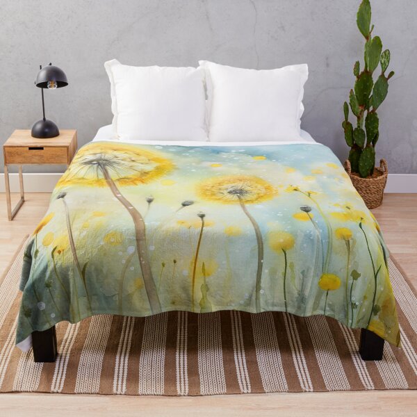 Item preview, Whimsical dandelions bright cheery designed and sold by Inktown.