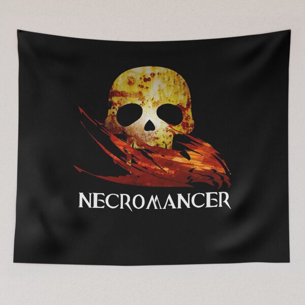 Item preview, GW2 Necromancer profession Fantasy medieval Wars MMORPG designed and sold by Japatonic Shop.