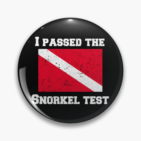 Item preview, I Passed the Snorkel Test - Vintage designed and sold by Yogimeister.