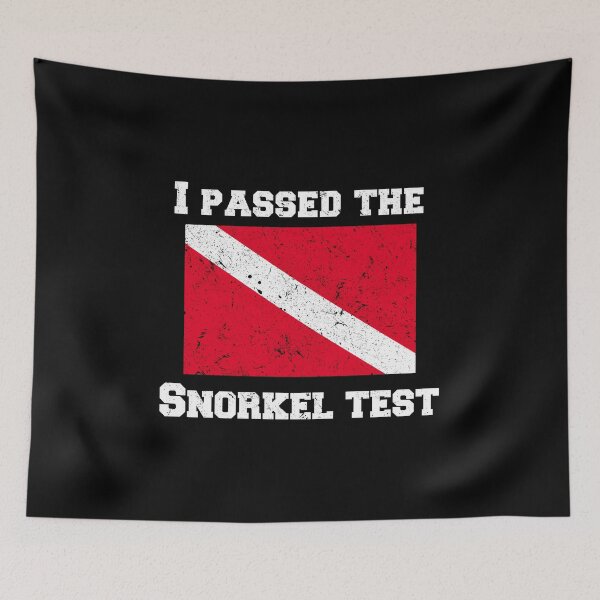 Item preview, I Passed the Snorkel Test - Vintage designed and sold by Yogimeister.