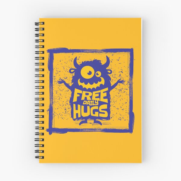 Item preview, Funny Cute Blue Monster Free Hugs Humor designed and sold by WIZECROW.