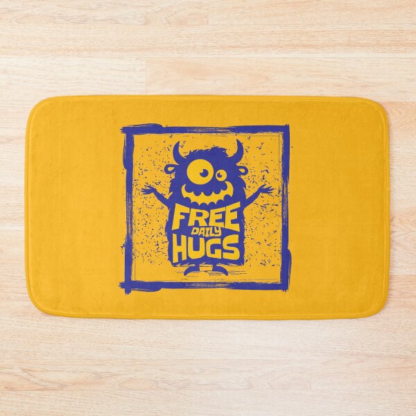 Item preview, Funny Cute Blue Monster Free Hugs Humor designed and sold by WIZECROW.