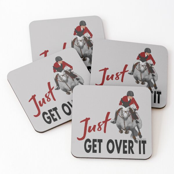 Item preview, Just Get Over It-Gray Horse and Rider designed and sold by DappledMoon.