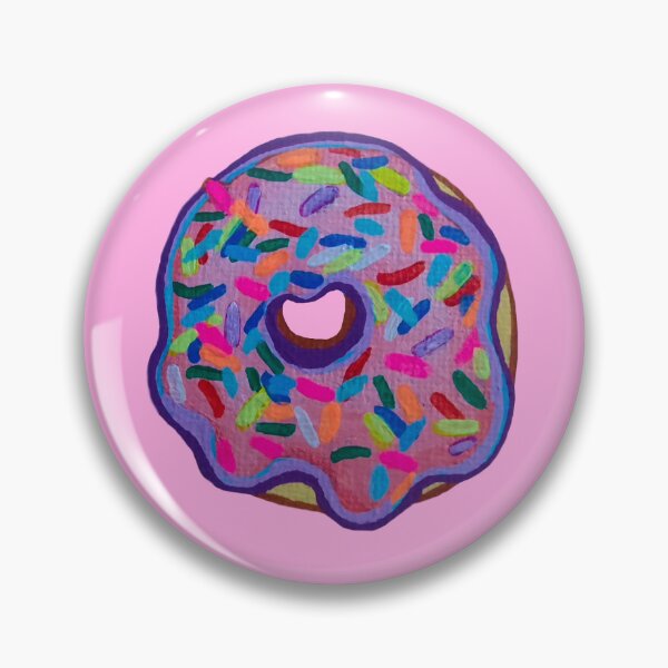 Item preview, Pink Sprinkle Donut - Acrylic Paint designed and sold by sweetlemon134.