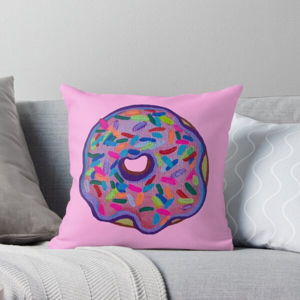 Item preview, Pink Sprinkle Donut - Acrylic Paint designed and sold by sweetlemon134.