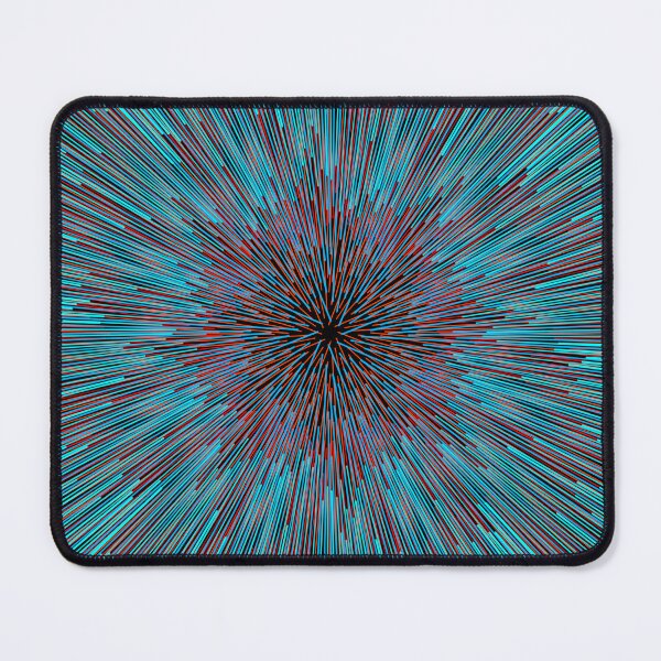 Item preview, Square Hyperdrive explosion - light blue with red background version designed and sold by DaveDanchuk.