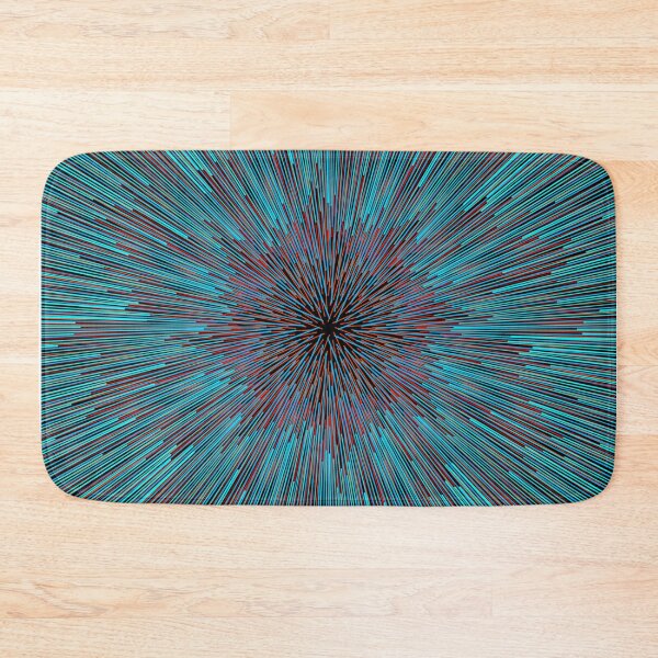 Item preview, Square Hyperdrive explosion - light blue with red background version designed and sold by DaveDanchuk.