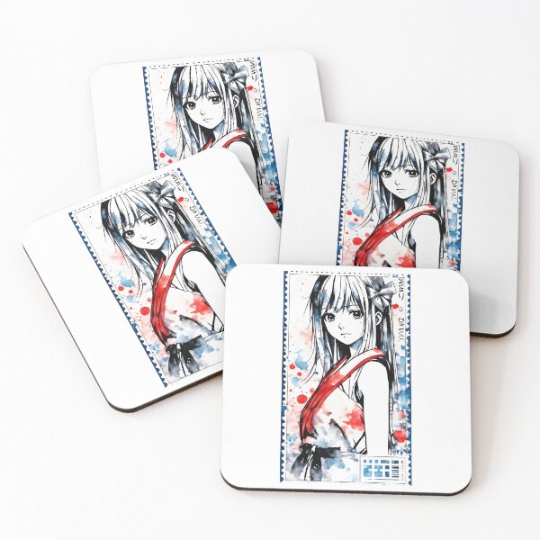 Item preview, Aquarelle Manga Style 4K Anime Girl designed and sold by L-A-Legacy.