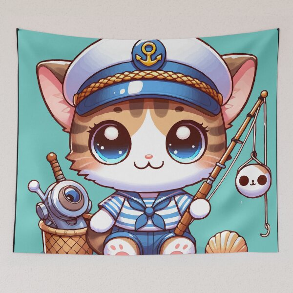 Item preview, Captain Whisker, Drift! designed and sold by Gacram.