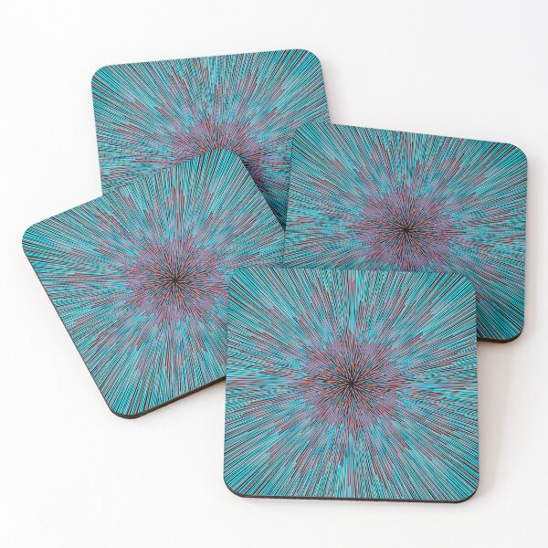 Item preview, Square Hyperdrive explosion - light blue with red background version designed and sold by DaveDanchuk.
