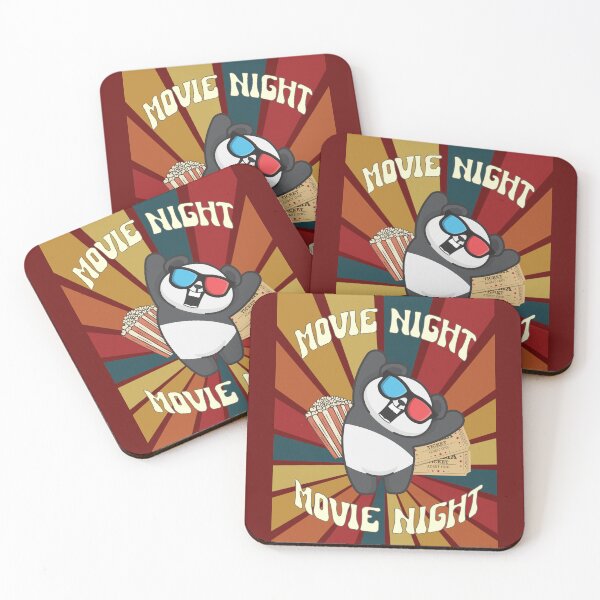 Item preview, Movie Night Panda Retro Cinema Movie Tickets designed and sold by adlibmaria.