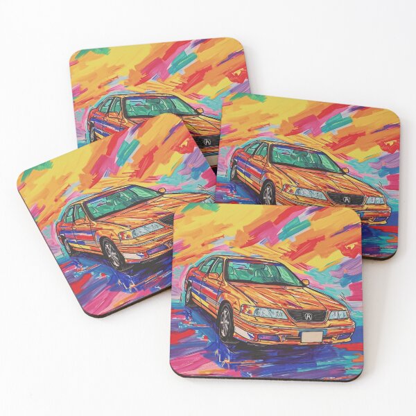 Item preview, Acura Legend Colorful Drawing Art Poster designed and sold by Trendy Sticker & Merch Collection - Express Yourself.
