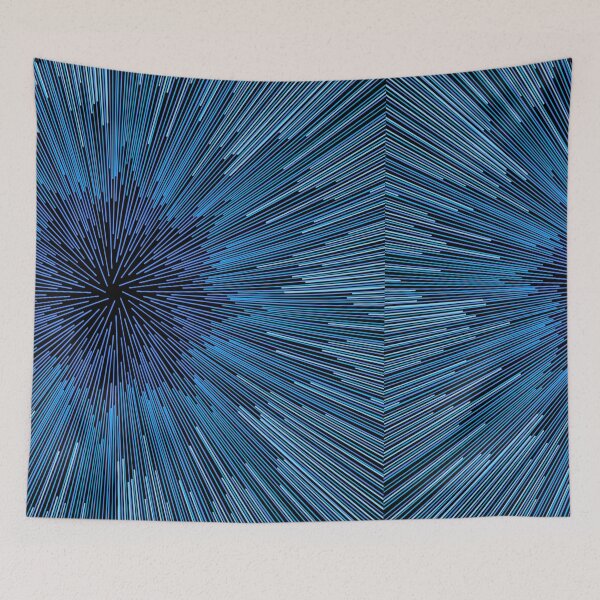 Item preview, Square Hyperdrive explosion - icy cold blue version designed and sold by DaveDanchuk.