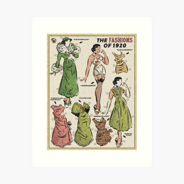 Item preview, "The Fashions of 1920" designed and sold by ClementGrange.