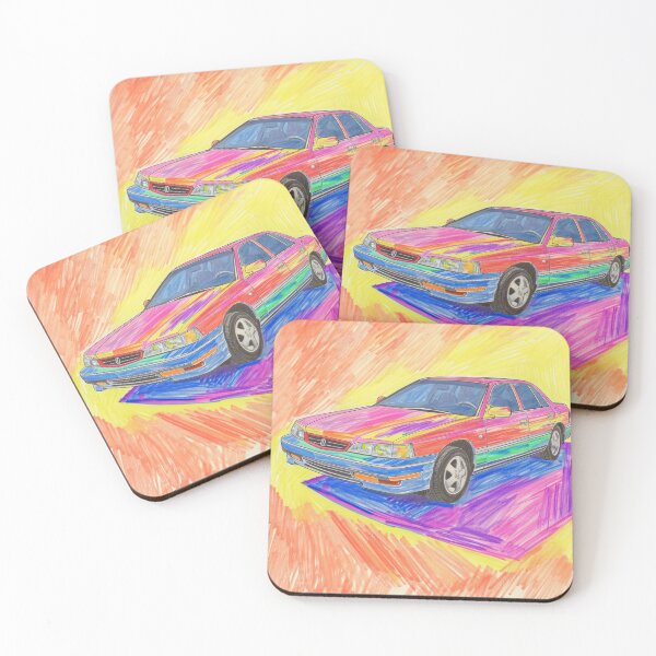 Item preview, Acura Legend Colorful Drawing Art Poster designed and sold by Trendy Sticker & Merch Collection - Express Yourself.