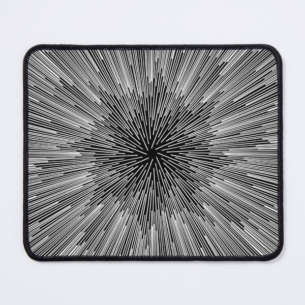 Item preview, Square Hyperdrive explosion - white lines on black background version designed and sold by DaveDanchuk.