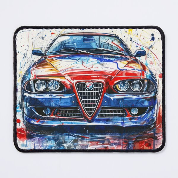 Item preview, Alfa Romeo 156 Colorful Drawing Art Poster designed and sold by Trendy Sticker & Merch Collection - Express Yourself.