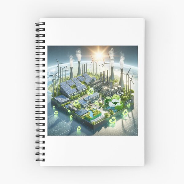 Item preview, eco-friendly manufacturing plant designed and sold by Custom-Print.
