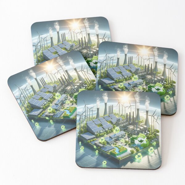 Item preview, eco-friendly manufacturing plant designed and sold by Custom-Print.