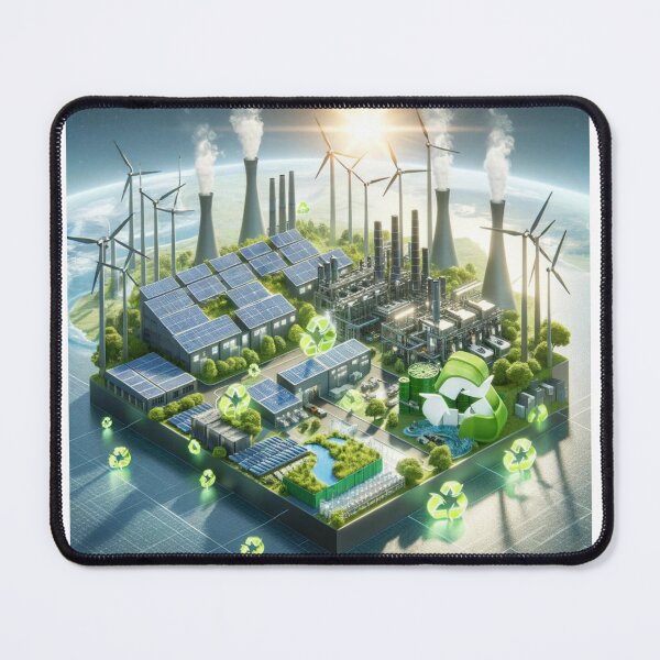 Item preview, eco-friendly manufacturing plant designed and sold by Custom-Print.