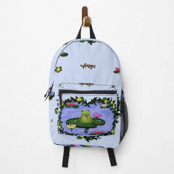 Item preview, Frog with water lily designed and sold by vio4green.