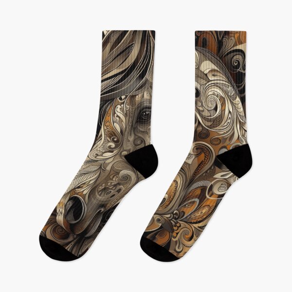 Item preview, bay horse luxurious style equestrian designed and sold by Pawimon.
