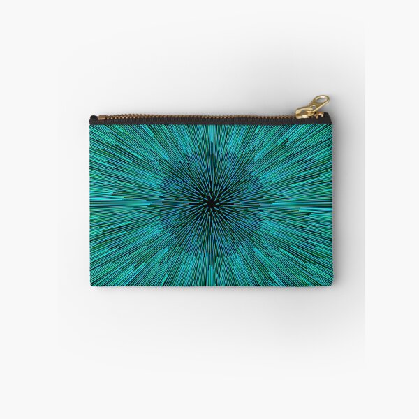 Item preview, Square Hyperdrive explosion - turquoise blue with green background version designed and sold by DaveDanchuk.