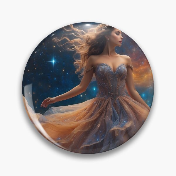 Item preview, Stargazers Dream: A Girl Amidst the Cosmos designed and sold by Kalaxar.