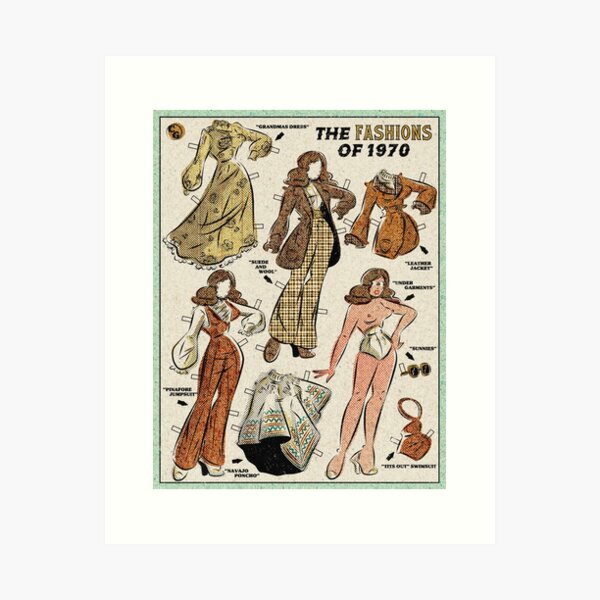 Item preview, "The Fashions of 1970" designed and sold by ClementGrange.