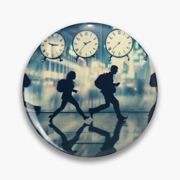 Item preview, dateline People are running to work in time dateline designed and sold by Pawimon.